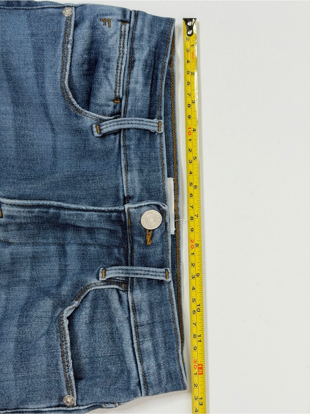 Frame Le High Ankle Straight Leg Jeans Strech Size 25 - Picture 11 of 15